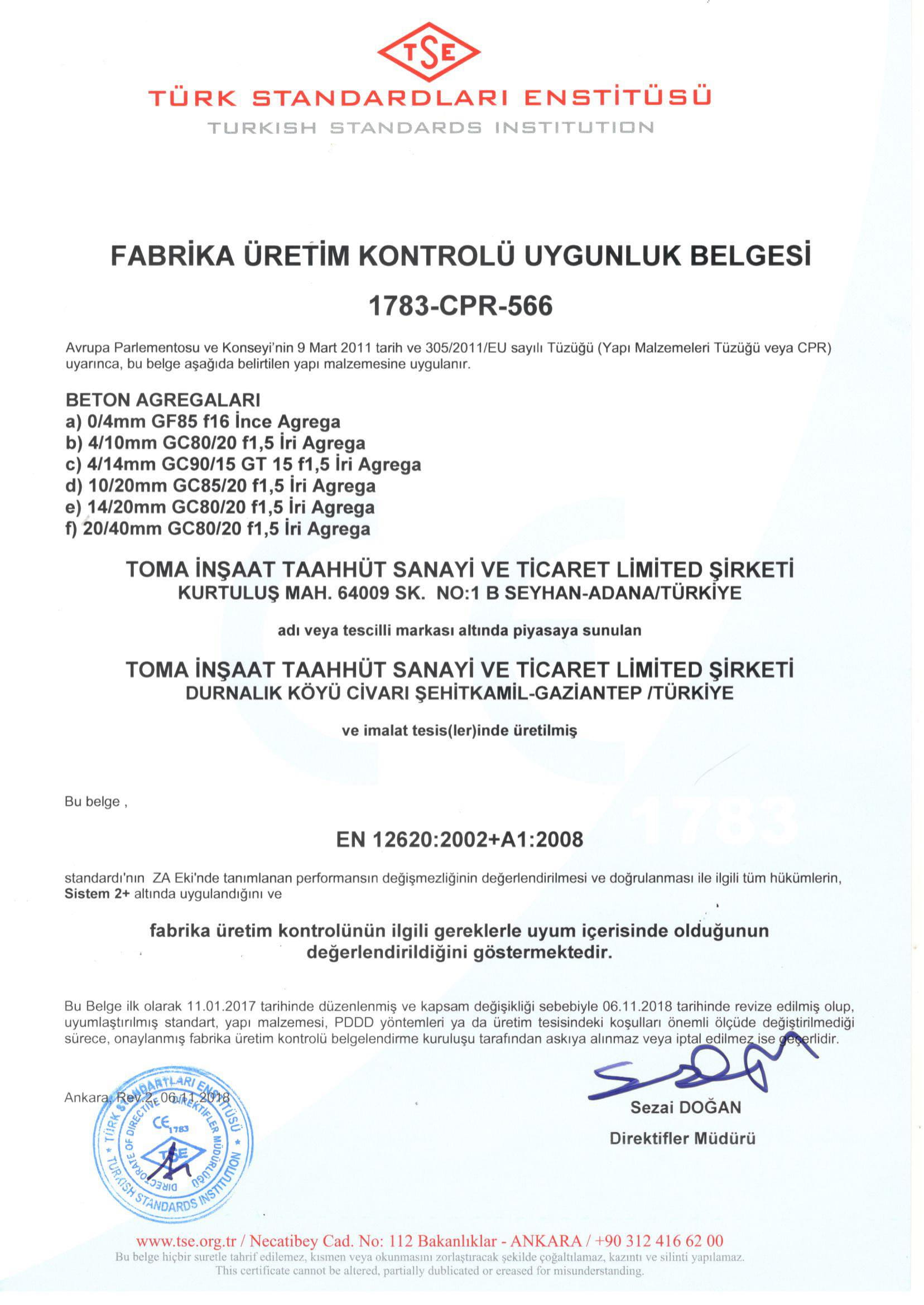 Cys Yapı | CE 12620